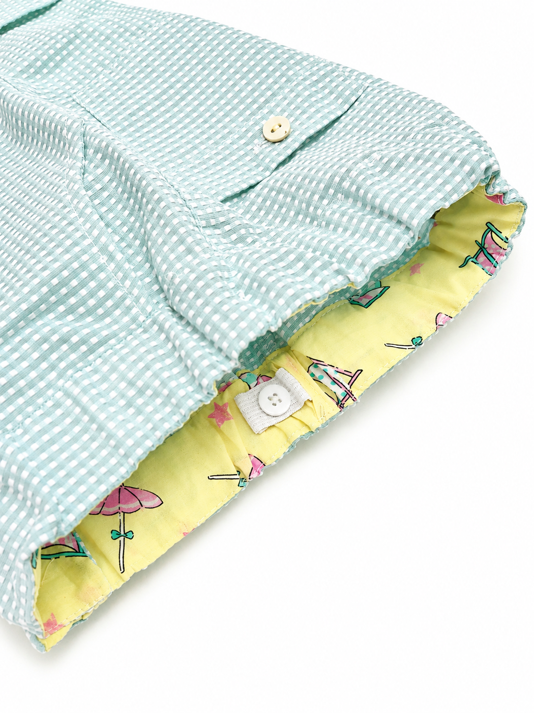 Shorts boy with pocket and zipper