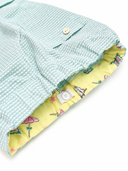 Shorts boy with pocket and zipper