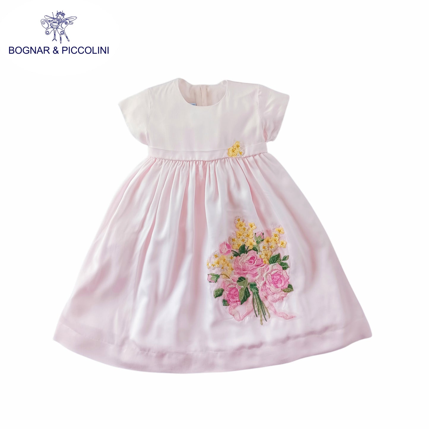 Girl's Dress with Flower Bouquet