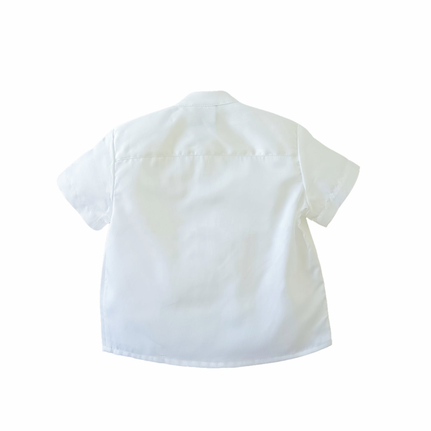 Boy's Short Sleeve Mandarin Collar Shirt